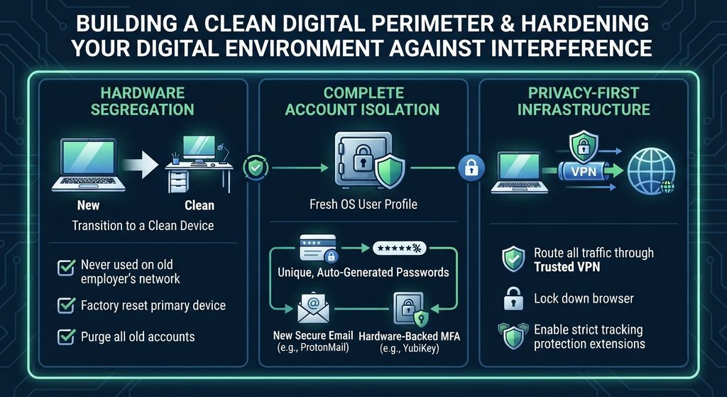 The Post-Glitch Setup: Architecting a Clean, Isolated Infrastructure for Your Job Search gemini generated image ya68vwya68vwya68